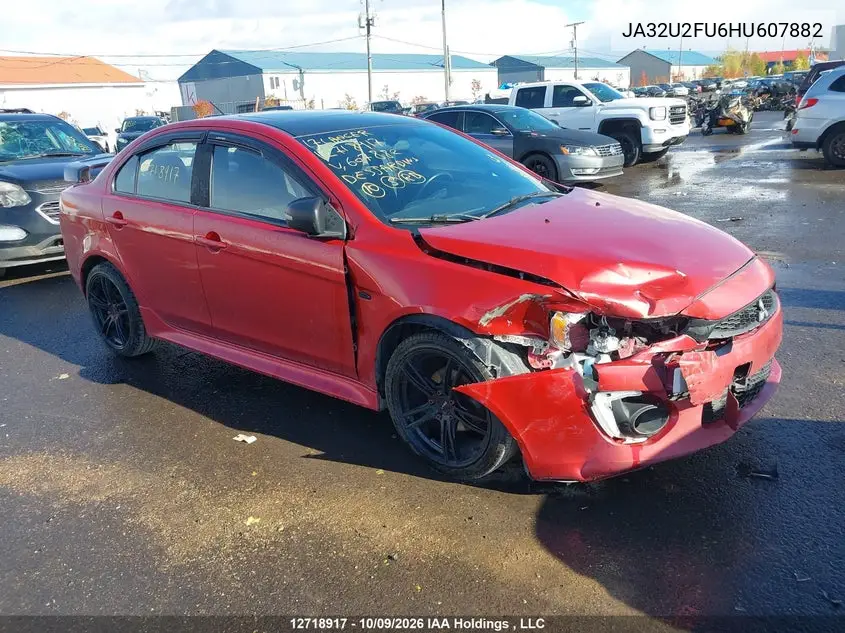 MITSUBISHI LANCER 2017, VIN JA32U2FU6HU607882