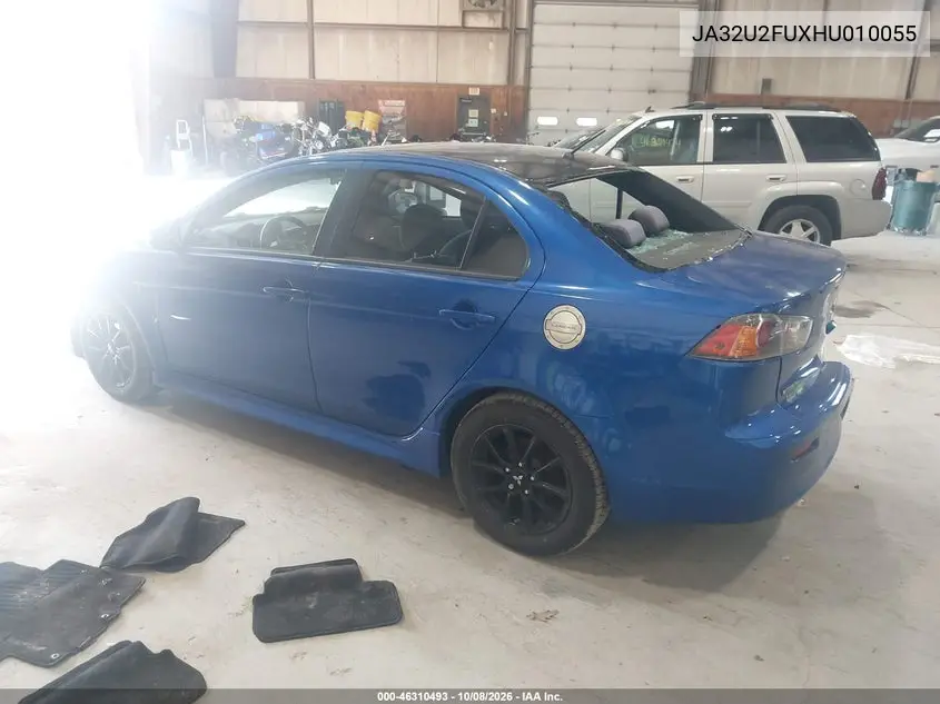 2017 MITSUBISHI LANCER VIN JA32U2FUXHU010055 — фото 3