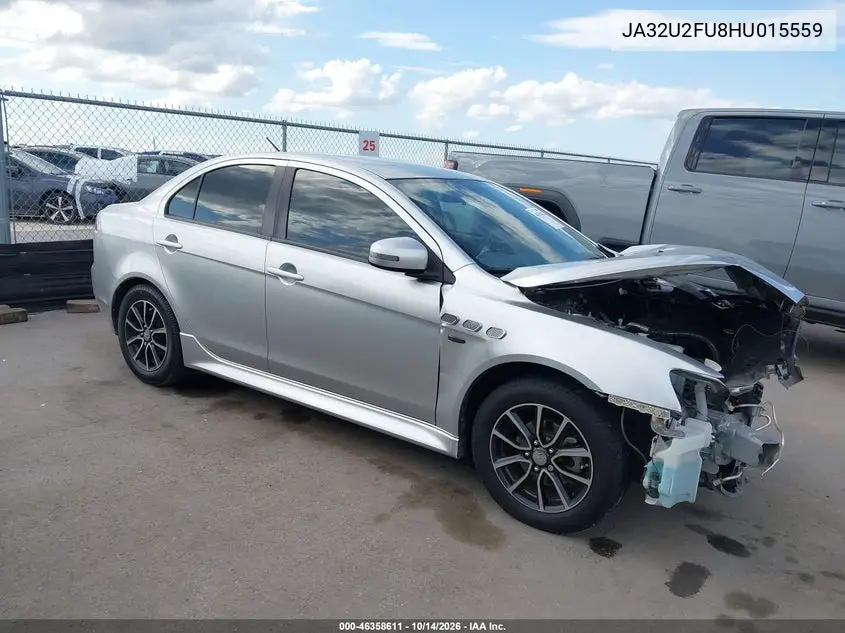 MITSUBISHI LANCER 2017, VIN JA32U2FU8HU015559