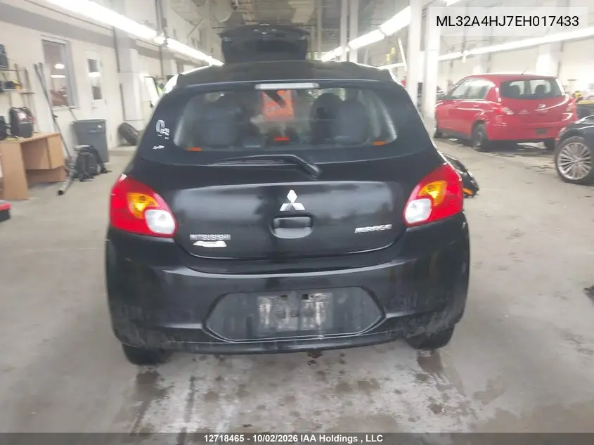 2014 MITSUBISHI MIRAGE VIN ML32A4HJ7EH017433 — фото 17