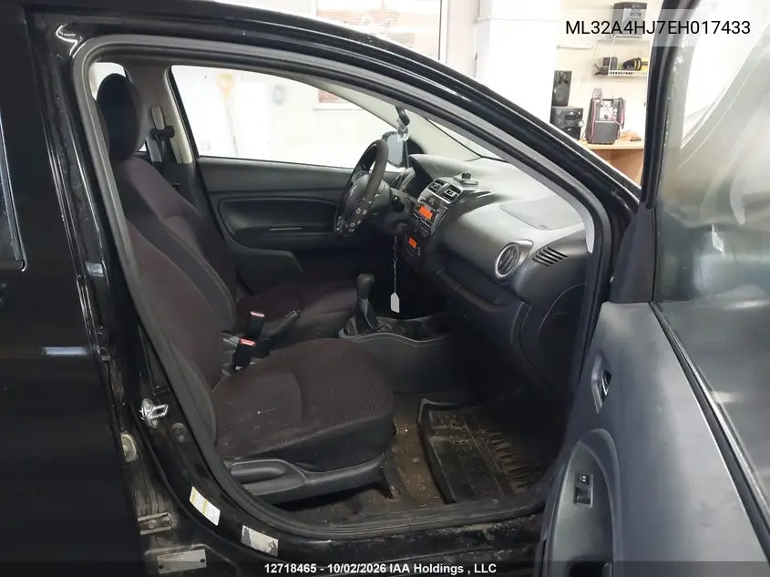 2014 MITSUBISHI MIRAGE VIN ML32A4HJ7EH017433 — фото 5