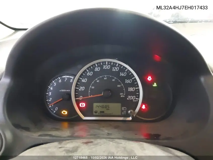 2014 MITSUBISHI MIRAGE VIN ML32A4HJ7EH017433 — фото 7