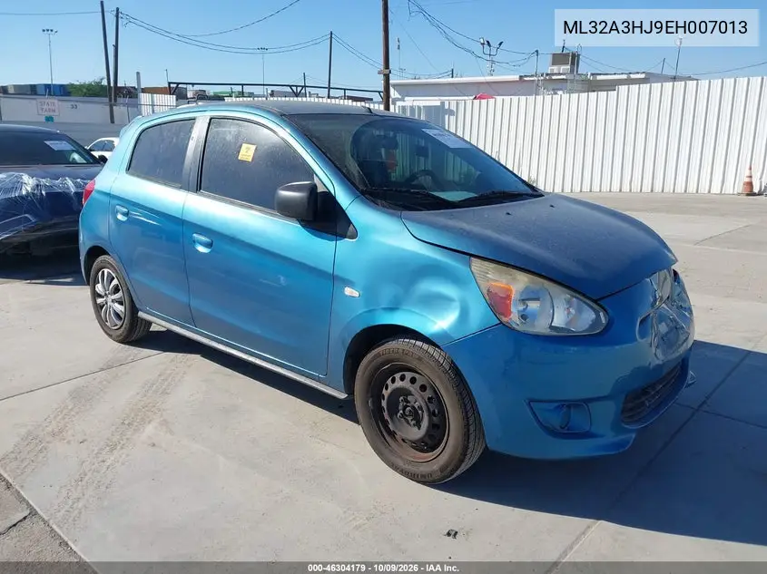 MITSUBISHI MIRAGE 2014, VIN ML32A3HJ9EH007013