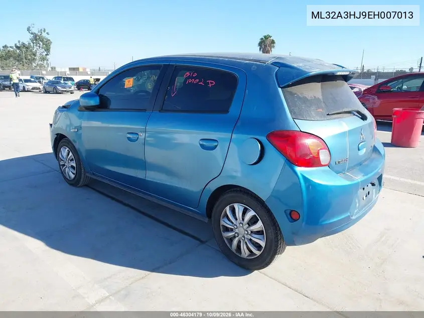 2014 MITSUBISHI MIRAGE VIN ML32A3HJ9EH007013 — фото 3