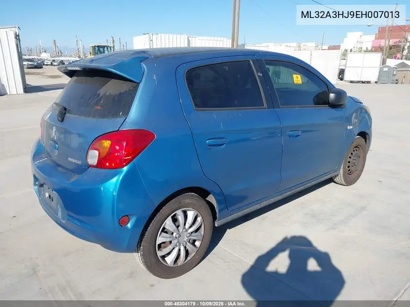 2014 MITSUBISHI MIRAGE VIN ML32A3HJ9EH007013 — фото 4