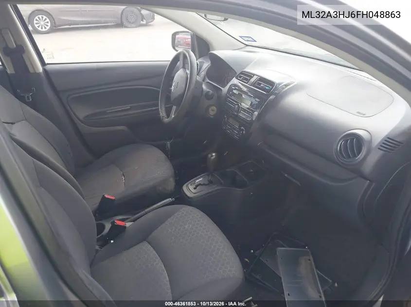 2015 MITSUBISHI MIRAGE VIN ML32A3HJ6FH048863 — фото 5