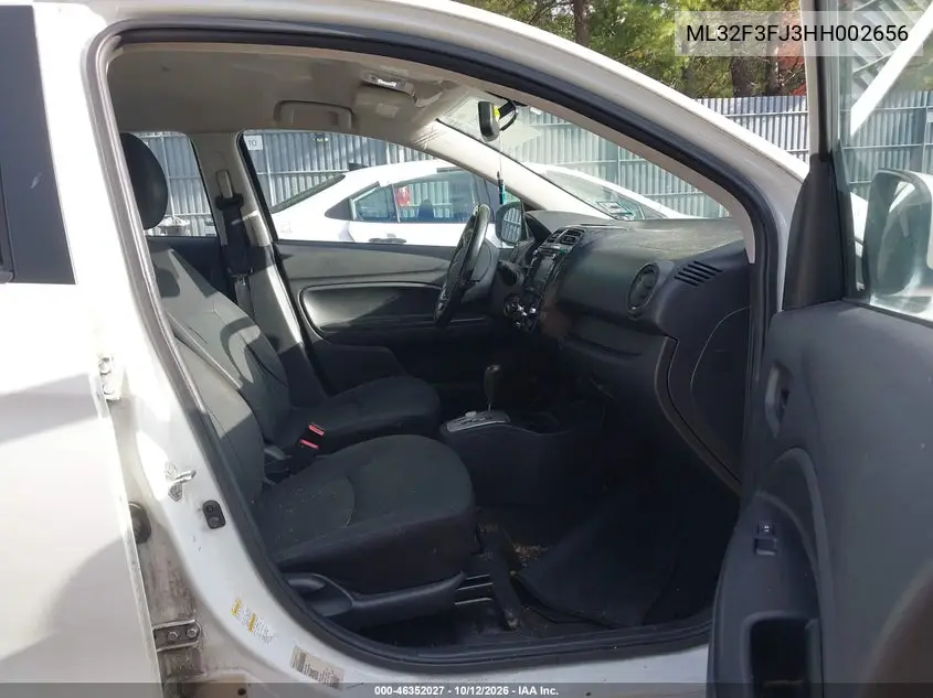 2017 MITSUBISHI MIRAGE VIN ML32F3FJ3HH002656 — фото 5