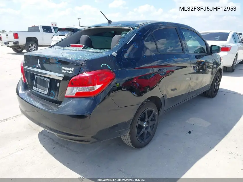 2018 MITSUBISHI MIRAGE VIN ML32F3FJ5JHF12953 — фото 4