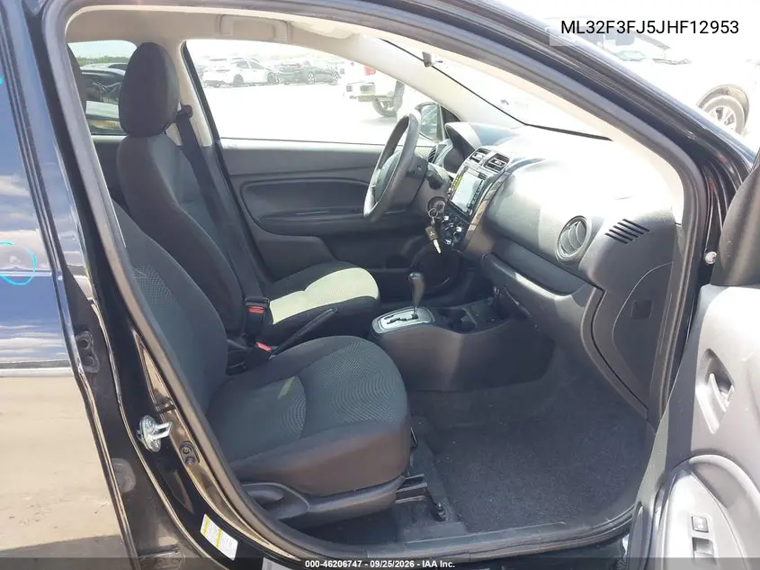 2018 MITSUBISHI MIRAGE VIN ML32F3FJ5JHF12953 — фото 5