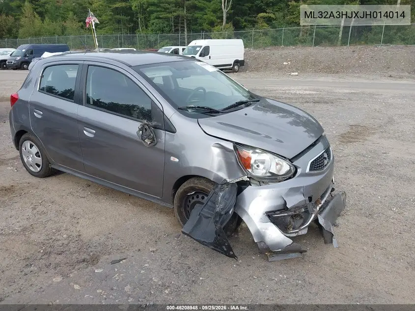 MITSUBISHI MIRAGE 2018, VIN ML32A3HJXJH014014