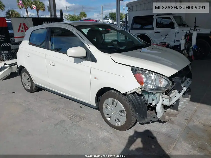MITSUBISHI MIRAGE 2018, VIN ML32A3HJ3JH009091