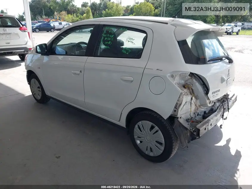 2018 MITSUBISHI MIRAGE VIN ML32A3HJ3JH009091 — фото 3