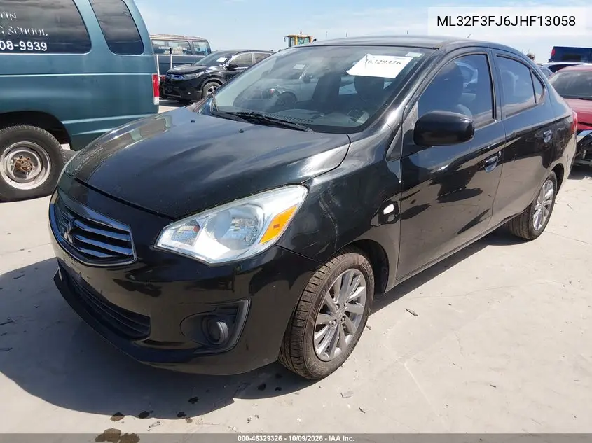 2018 MITSUBISHI MIRAGE VIN ML32F3FJ6JHF13058 — фото 2