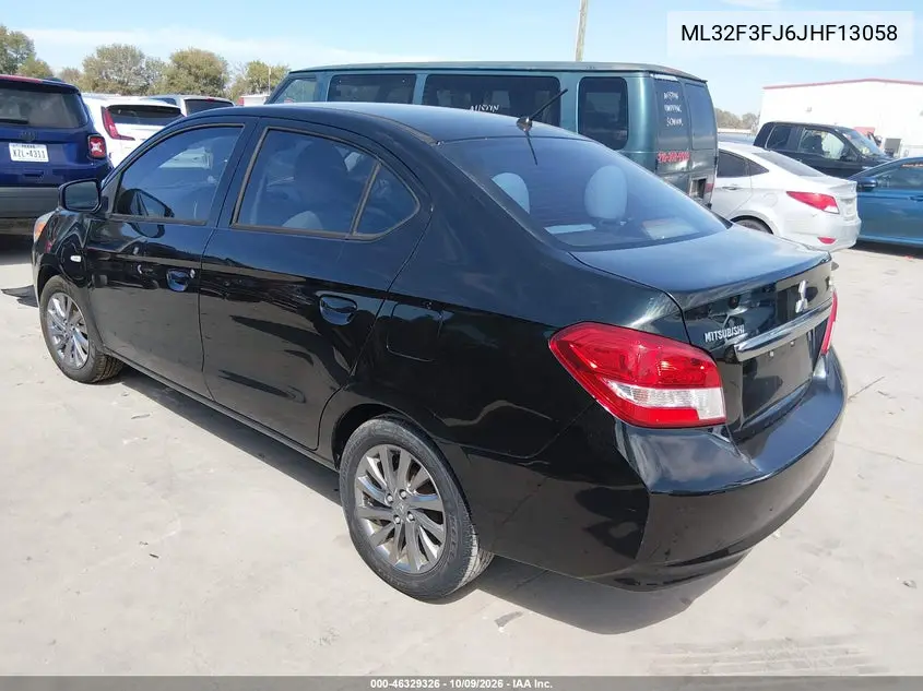 2018 MITSUBISHI MIRAGE VIN ML32F3FJ6JHF13058 — фото 3