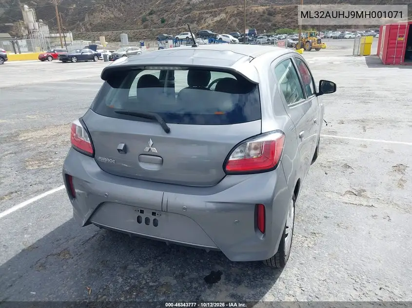 2021 MITSUBISHI MIRAGE VIN ML32AUHJ9MH001071 — фото 4