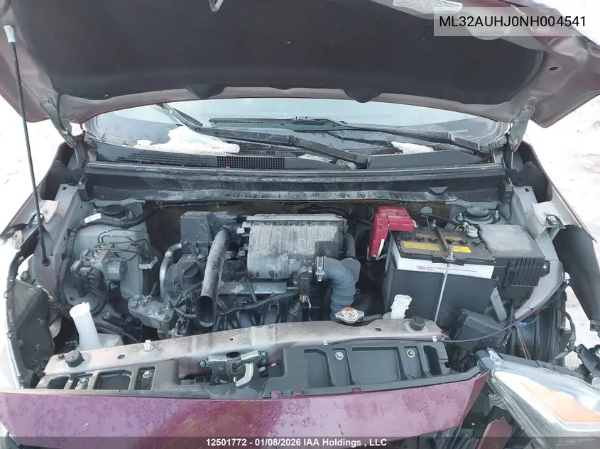 2022 MITSUBISHI MIRAGE VIN ML32AUHJ0NH004541 — фото 10