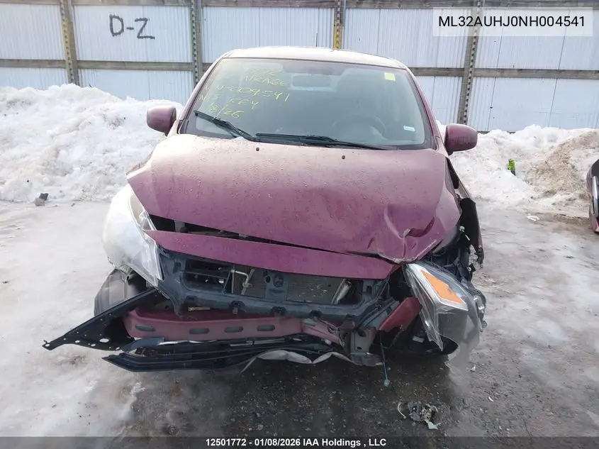 2022 MITSUBISHI MIRAGE VIN ML32AUHJ0NH004541 — фото 13