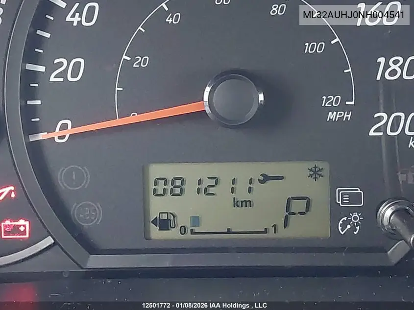 2022 MITSUBISHI MIRAGE VIN ML32AUHJ0NH004541 — фото 16
