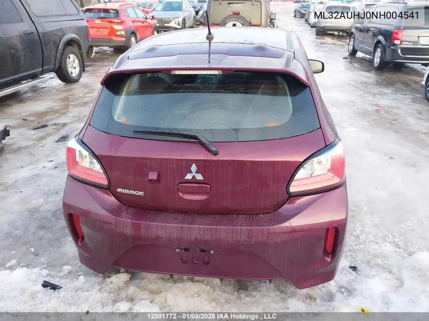 2022 MITSUBISHI MIRAGE VIN ML32AUHJ0NH004541 — фото 17