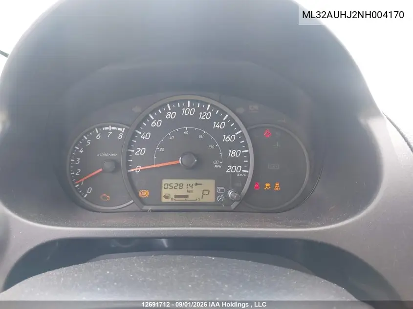 2022 MITSUBISHI MIRAGE VIN ML32AUHJ2NH004170 — фото 7