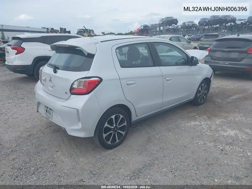 2022 MITSUBISHI MIRAGE VIN ML32AWHJ0NH006396 — фото 4