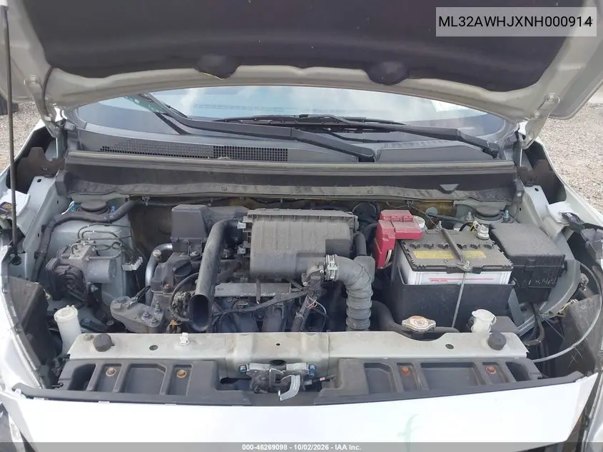 2022 MITSUBISHI MIRAGE VIN ML32AWHJXNH000914 — фото 10