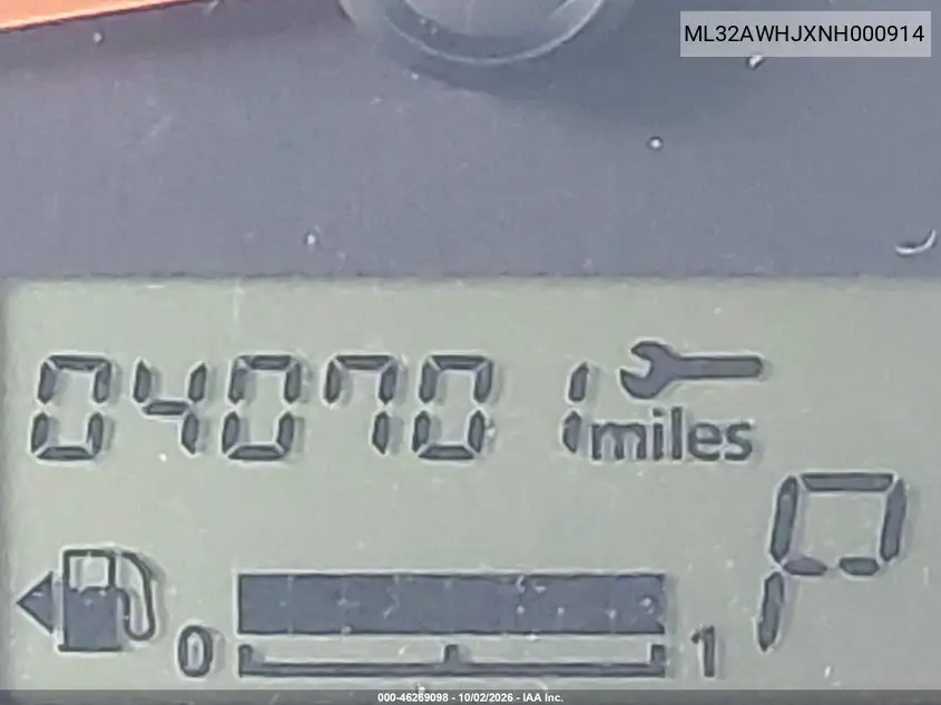 2022 MITSUBISHI MIRAGE VIN ML32AWHJXNH000914 — фото 15