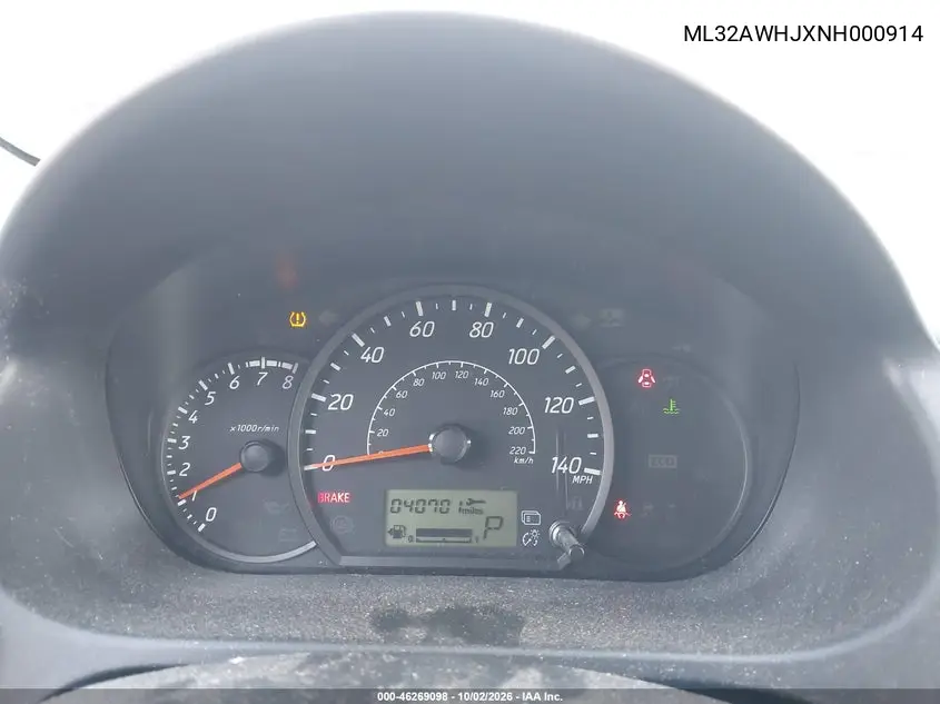 2022 MITSUBISHI MIRAGE VIN ML32AWHJXNH000914 — фото 7