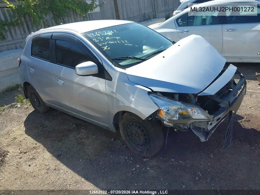 MITSUBISHI MIRAGE 2023, VIN ML32AUHJ2PH001272