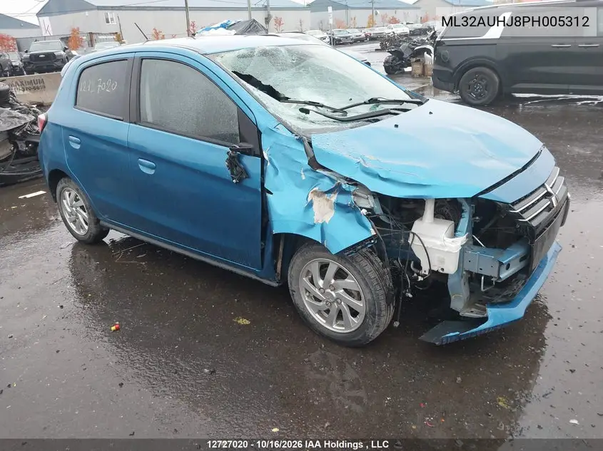 MITSUBISHI MIRAGE 2023, VIN ML32AUHJ8PH005312