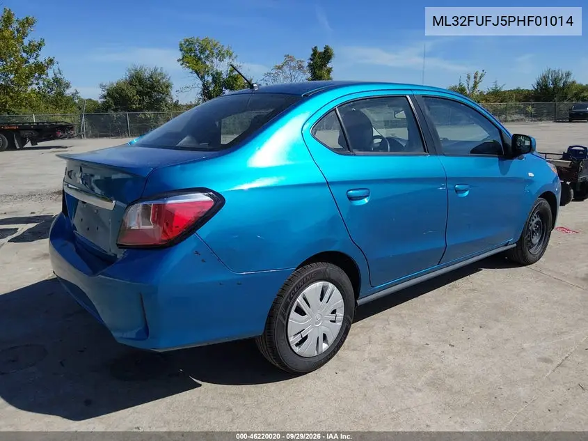 2023 MITSUBISHI MIRAGE VIN ML32FUFJ5PHF01014 — фото 4