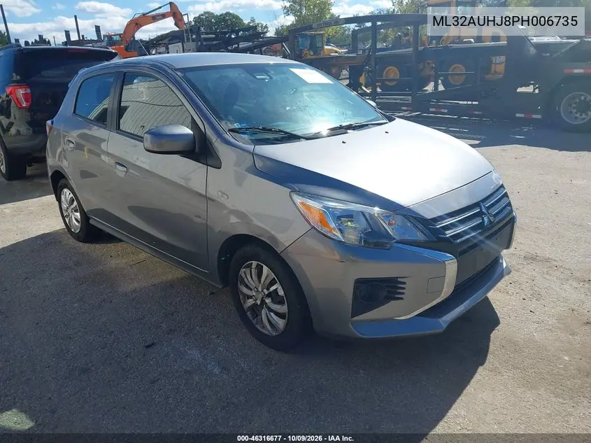 MITSUBISHI MIRAGE 2023, VIN ML32AUHJ8PH006735