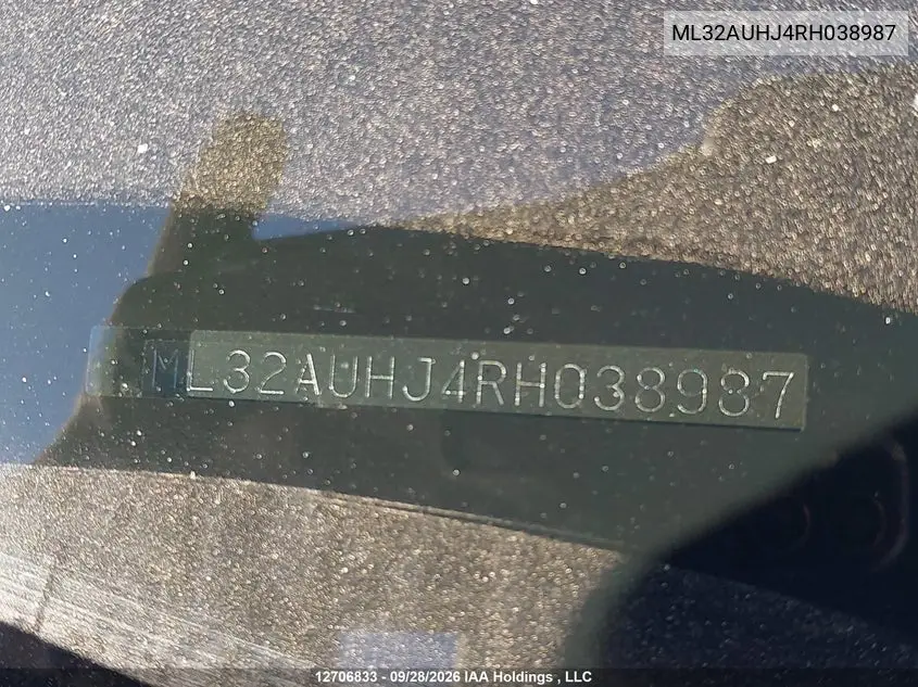 2024 MITSUBISHI MIRAGE VIN ML32AUHJ4RH038987 — фото 19