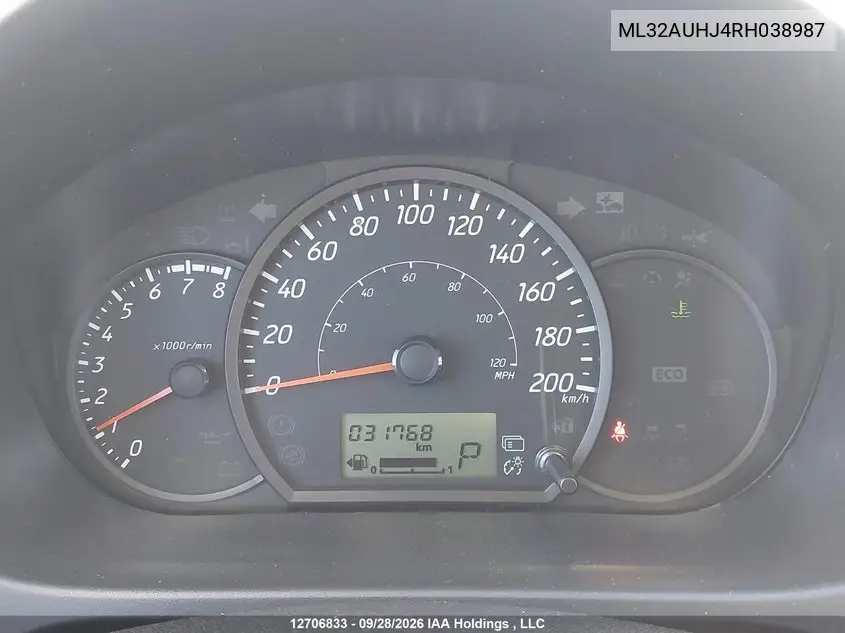 2024 MITSUBISHI MIRAGE VIN ML32AUHJ4RH038987 — фото 7