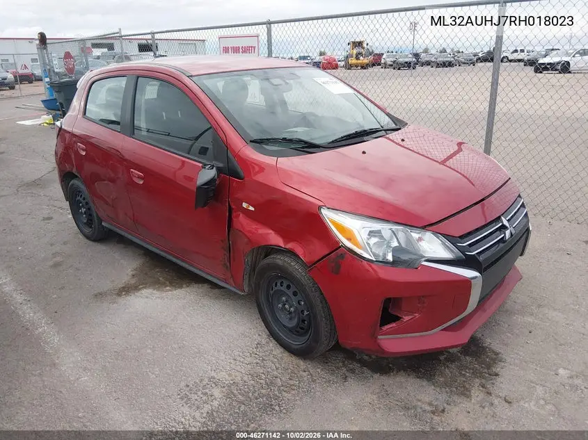 MITSUBISHI MIRAGE 2024, VIN ML32AUHJ7RH018023