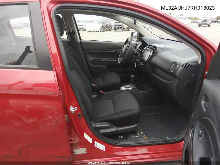 2024 MITSUBISHI MIRAGE VIN ML32AUHJ7RH018023 — фото 5