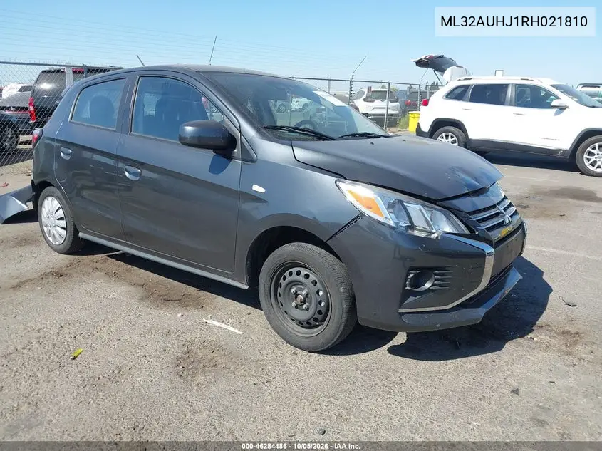 MITSUBISHI MIRAGE 2024, VIN ML32AUHJ1RH021810