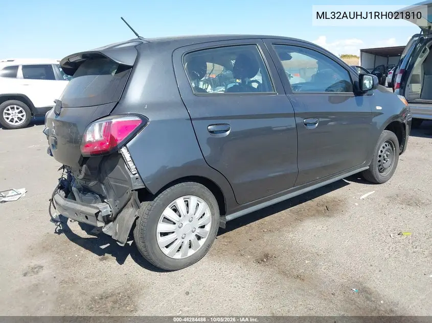 2024 MITSUBISHI MIRAGE VIN ML32AUHJ1RH021810 — фото 4