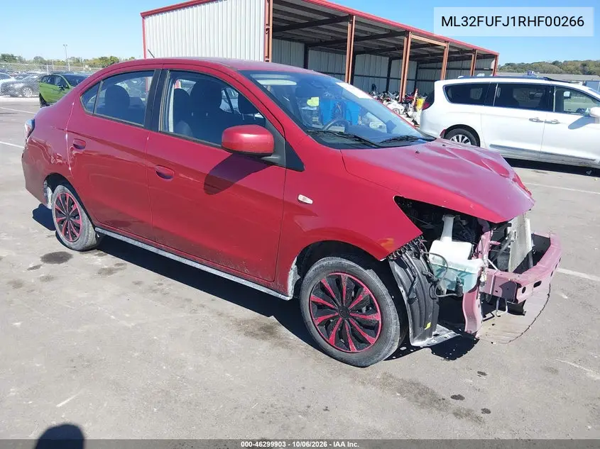 MITSUBISHI MIRAGE 2024, VIN ML32FUFJ1RHF00266
