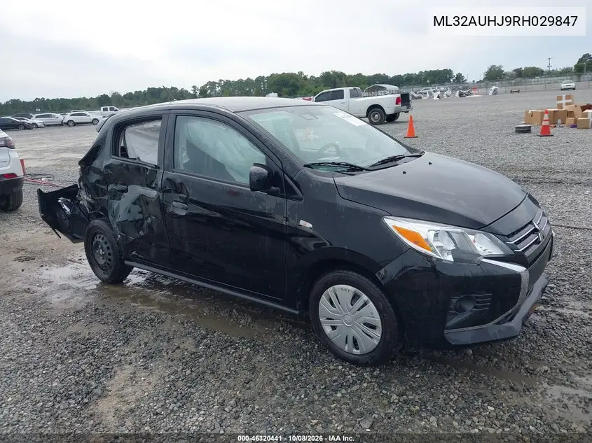 MITSUBISHI MIRAGE 2024, VIN ML32AUHJ9RH029847
