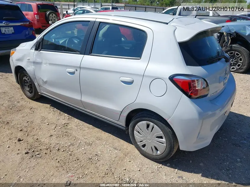 2024 MITSUBISHI MIRAGE VIN ML32AUHJ2RH010766 — фото 3