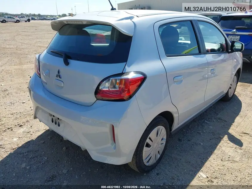 2024 MITSUBISHI MIRAGE VIN ML32AUHJ2RH010766 — фото 4