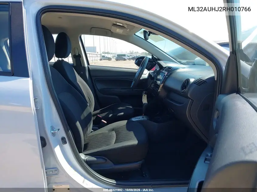 2024 MITSUBISHI MIRAGE VIN ML32AUHJ2RH010766 — фото 5