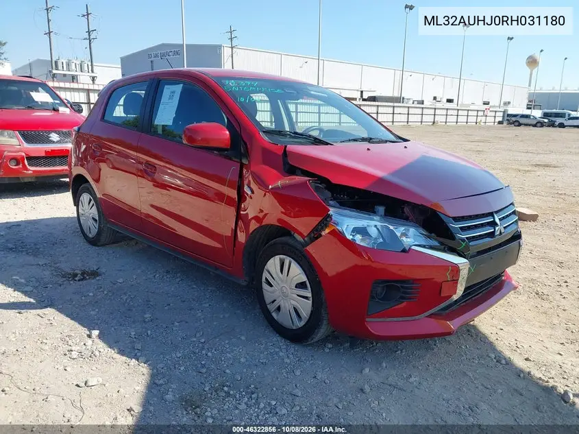 MITSUBISHI MIRAGE 2024, VIN ML32AUHJ0RH031180