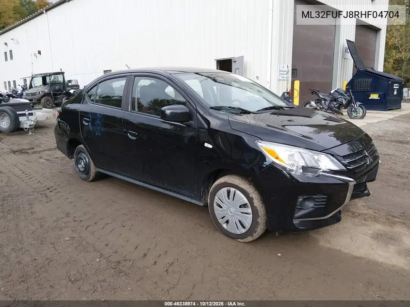 MITSUBISHI MIRAGE 2024, VIN ML32FUFJ8RHF04704