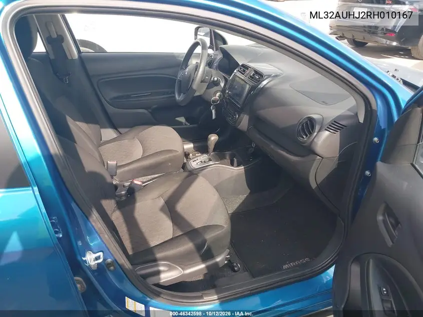 2024 MITSUBISHI MIRAGE VIN ML32AUHJ2RH010167 — фото 5