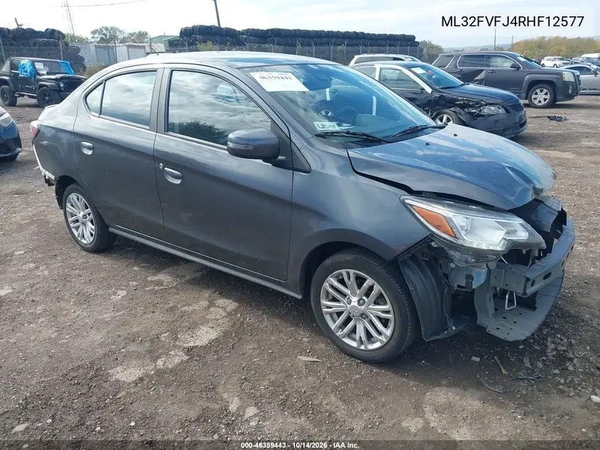MITSUBISHI MIRAGE 2024, VIN ML32FVFJ4RHF12577