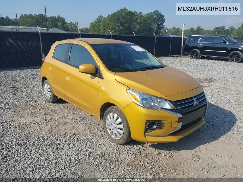 MITSUBISHI MIRAGE 2024, VIN ML32AUHJXRH011616