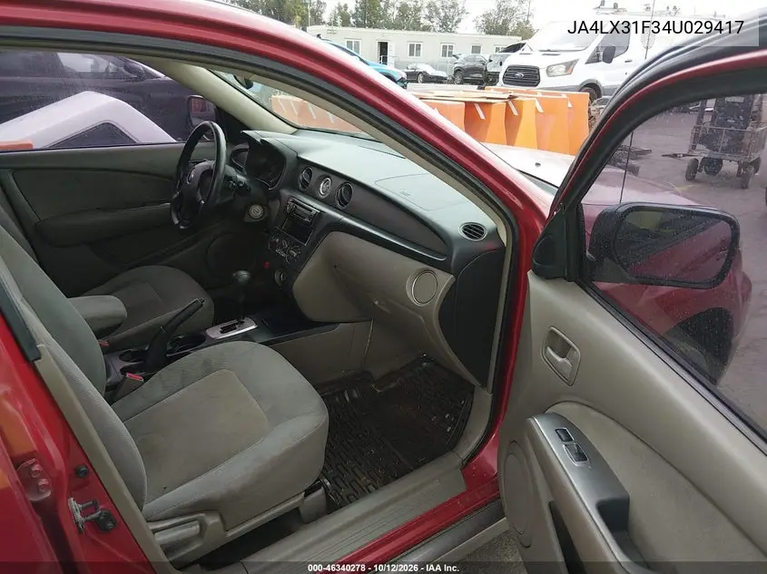 2004 MITSUBISHI OUTLANDER VIN JA4LX31F34U029417 — фото 5