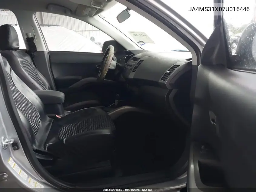 2007 MITSUBISHI OUTLANDER VIN JA4MS31X07U016446 — фото 5